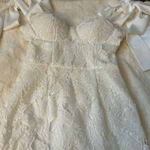 Fashion Nova XS white dress 🤍🤍